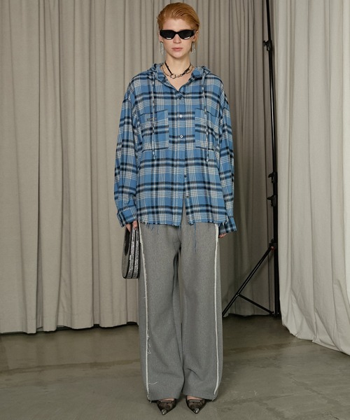 PRANK PROJECT（プランクプロジェクト）の「フーデッドチェックシャツ