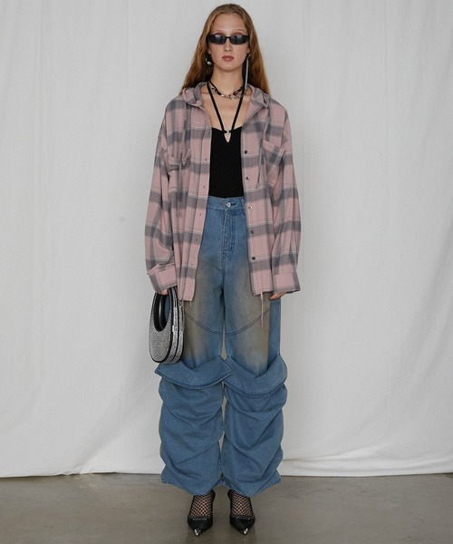 PRANK PROJECT（プランクプロジェクト）の「フーデッドチェックシャツ