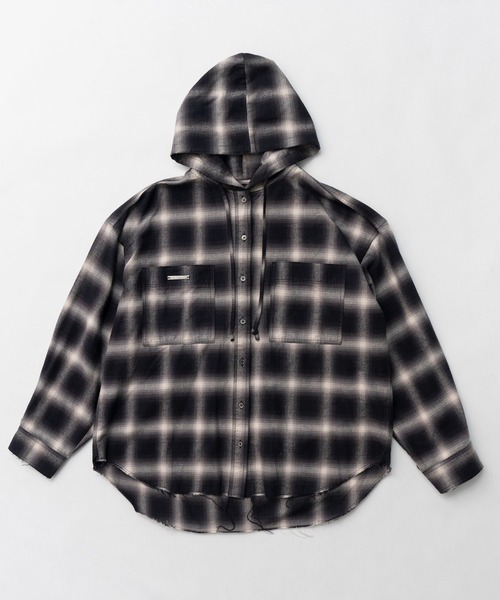 PRANK PROJECT（プランクプロジェクト）の「フーデッドチェックシャツ