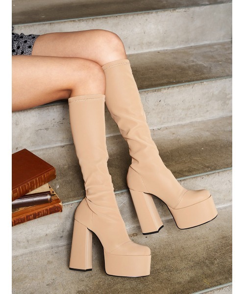 Darich（ダーリッチ）の「スーパーストレッチレザーロングブーツ