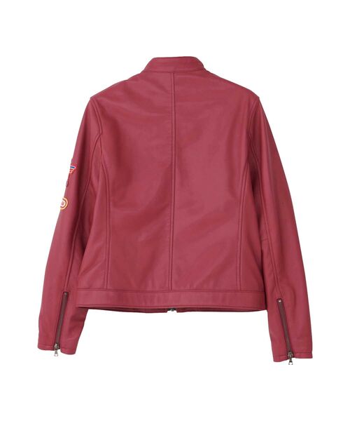 HYSTERIC GLAMOUR シングルライダース風 ジップアップ 長袖 HYSTERIC