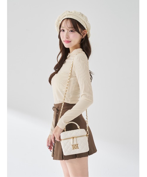 Darich（ダーリッチ）の「【ゴールドパーツ】キルティングスクエアミニ