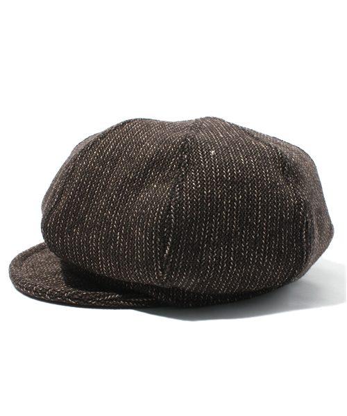 RRLのキャスケット帽(ビーチクロス) ウールコットン肉厚ビーチクロス