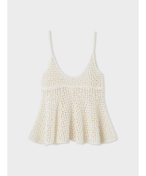 MIESROHE（ミースロエ）の「ﾒｯｼｭﾆｯﾄﾋﾞｽﾁｪ（ニット/セーター）」 - WEAR