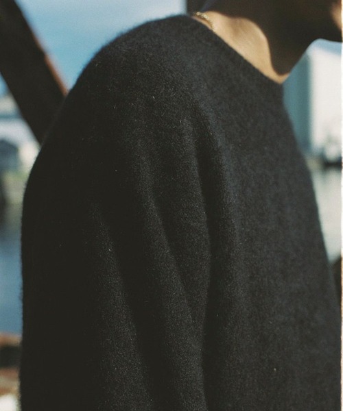LIDNM（リドム）の「CASHMERE MILLED CREW KNIT（ニット/セーター