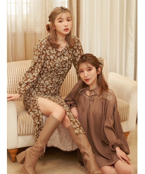 Darich（ダーリッチ）の「クラシカルフラワーワンピース（ワンピース