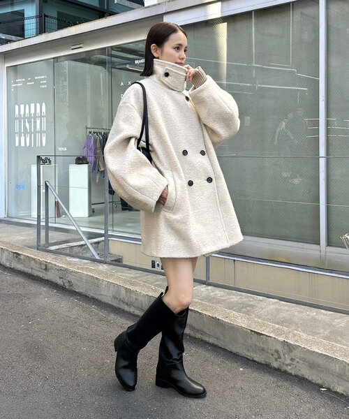 mystic（ミスティック）の「【EC限定カラー/グリーン】シャギーミドル