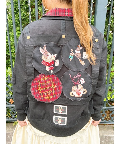 PINK HOUSE（ピンクハウス）の「ひなぎくとさくらんぼ刺繍入り