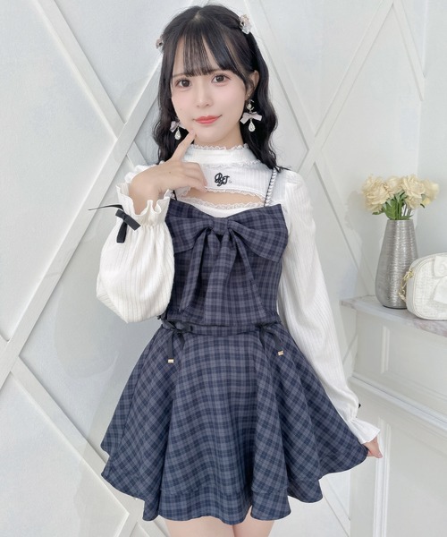 ROJITA（ロジータ）の「【セットアップ対応】BIGリボンビスチェ