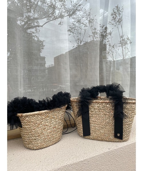 SNIDEL（スナイデル）の「ブレードチュールバッグ（かごバッグ）」 - WEAR