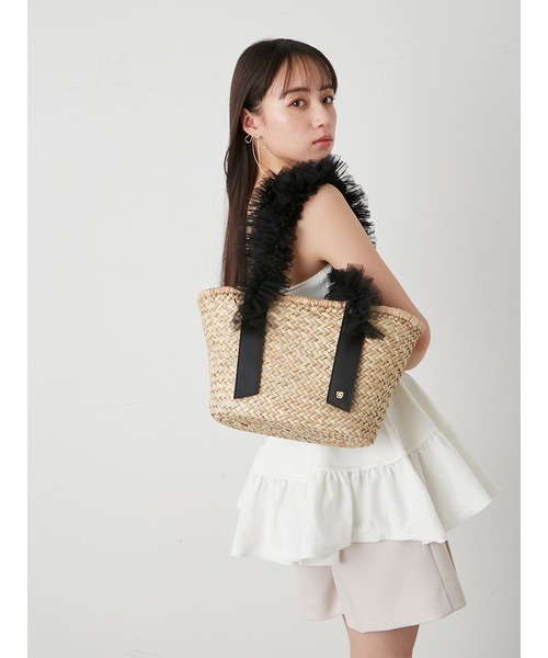 SNIDEL（スナイデル）の「ブレードチュールバッグ（かごバッグ）」 - WEAR