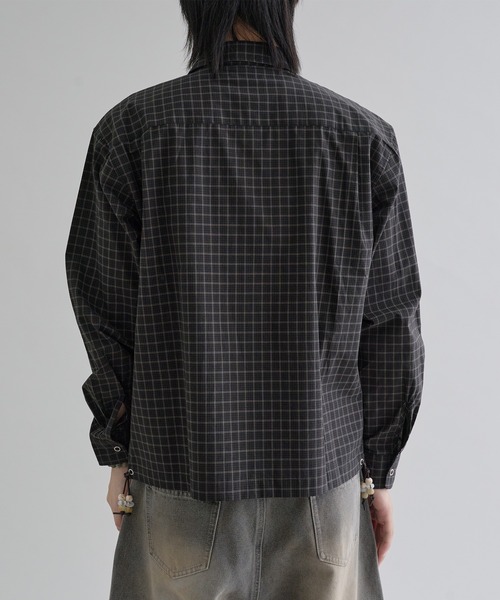 セール】Check shirt jacket / チェックシャツジャケット（シャツ