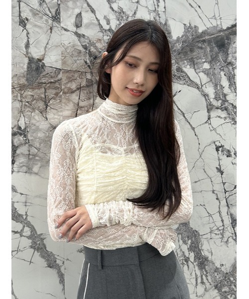 セール】【Chacott】レースシアーTOPS（Tシャツ/カットソー）｜Chacott