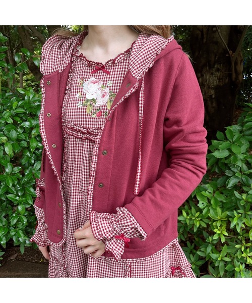 PINK HOUSE（ピンクハウス）の「アンティークギンガムゼッケン付き