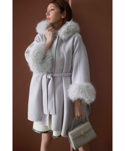 セール】ファーポンチョコート（ポンチョ）｜CELFORD（セルフォード