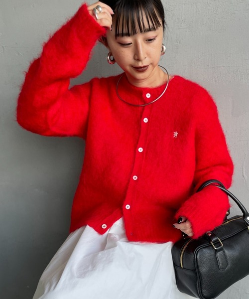 セール】[GYMPHLEX/ジムフレックス] ロゴ刺繍 クルーネック ショート丈