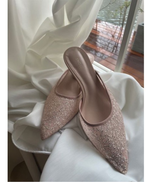 SNIDEL（スナイデル）の「バリエシースルーミュール（サンダル）」 - WEAR