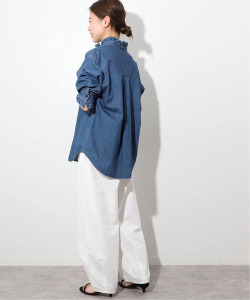 追加9》デニムフリルブラウス（シャツ/ブラウス）｜JOURNAL STANDARD