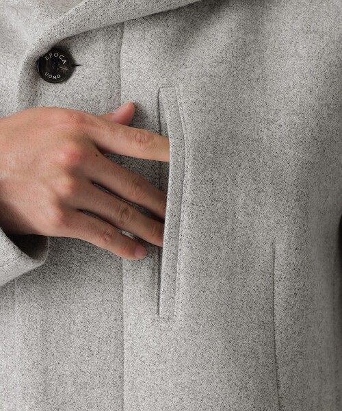 EPOCA UOMO（エポカウォモ）の「フーデットコート（ステンカラーコート
