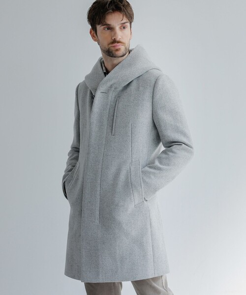 EPOCA UOMO（エポカウォモ）の「フーデットコート（ステンカラーコート