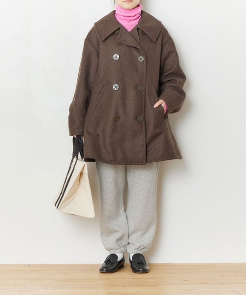 THE SHINZONE（ザ シンゾーン）の「FLARE PEA COAT（ピーコート）」 - WEAR