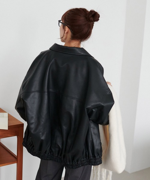 セール】【リバイバル/ユニセックス】ヴィンテージPUレザージャケット