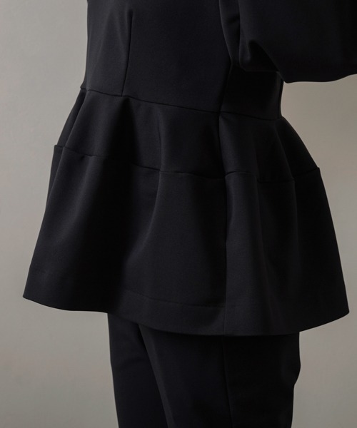 Sono（ソーノ）の「【SONO/ソーノ】【WARM STRETCH】ﾊﾞｯｸﾘﾎﾞﾝﾎﾟﾀﾘｰPO