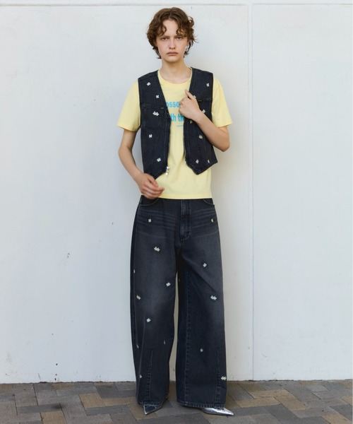 Supreme デニムフラワーベスト Supreme デニムフラワーベスト