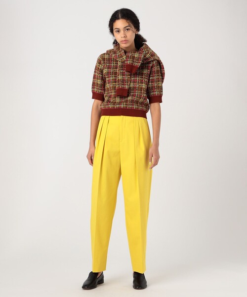 caban（キャバン）の「コットンカシミヤチェックジャカード