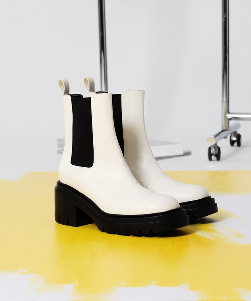 MAISON SPECIAL（メゾンスペシャル）の「Heel Side Gore Boots/ヒール