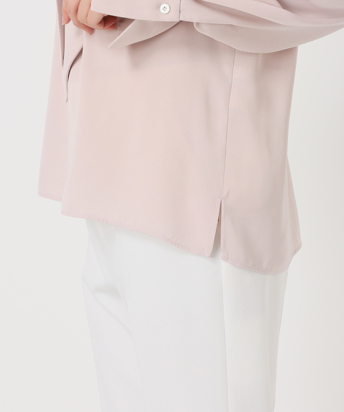 Noble（ノーブル）の「《WEB限定追加》ロイヤルサテンボウタイブラウス