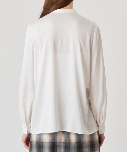 ANAYI（アナイ）の「サテンアムンゼンフリル ブラウス（シャツ