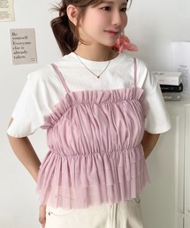 キャミソール（ピンク/桃色系・フリル）ファッション通販 - ZOZOTOWN