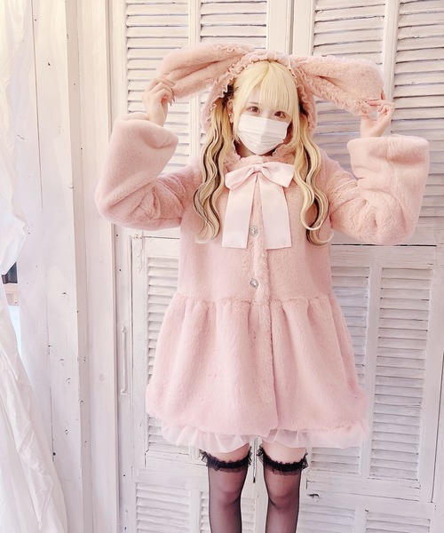 MA*RS（アメーバーマーズ）の「うさ耳ファーコート（その他アウター