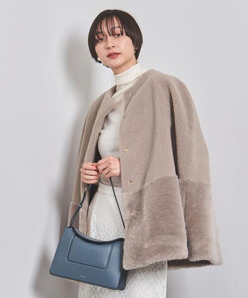 UNITED ARROWS（ユナイテッドアローズ）の「ボア マントコート（その他