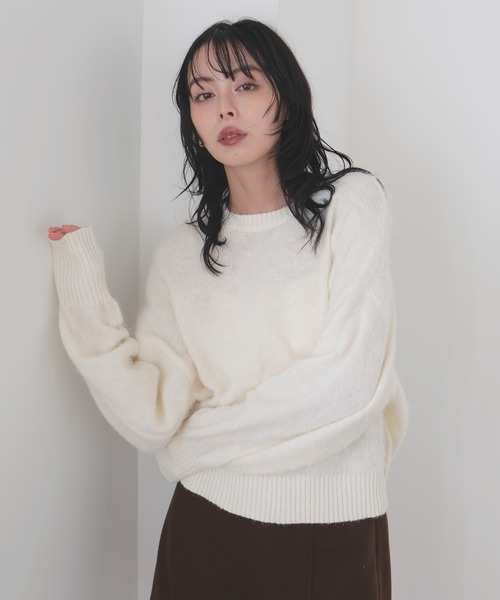 セール】モヘアシャギーニットプルオーバー（ニット/セーター）｜LIAN