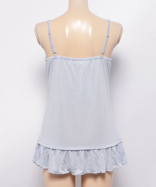 axes femme（アクシーズファム）の「ストライプビッグリボンキャミ