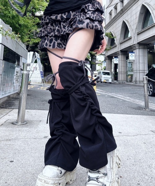 UGLY SHADOW（アグリーシャドウ）の「【Uglyshadow】SHIRRING LEG