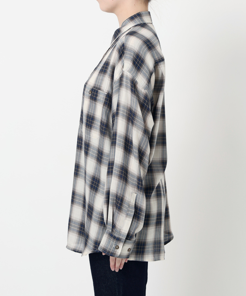 セール】《追加》ビエラチェックルーズシャツ（シャツ/ブラウス