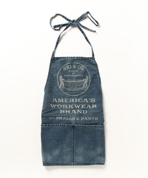 RRL（ダブル アール エル）の「ロゴ デニム エプロン（エプロン）」 - WEAR