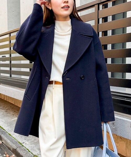 セール】SP140リバーコート起毛メルトン仕上げ（その他アウター