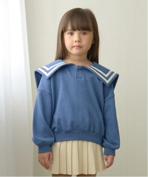 セール】【毛玉バイバイ裏毛】セーラーカラースウェット（スウェット