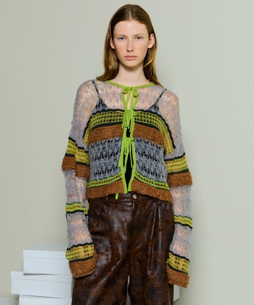 2way Ribbon Cardigan/2WAYリボンカーディガン（カーディガン/ボレロ