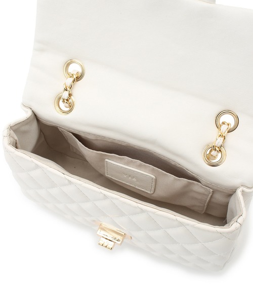 VIS（ビス）の「チェーンショルダーキルティングバッグ（ショルダー