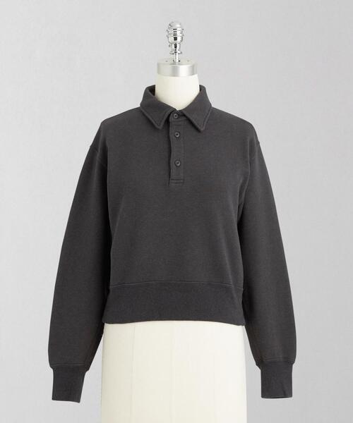 LOEFF（ロエフ）の「＜LOEFF＞コットン スウェット ポロシャツ