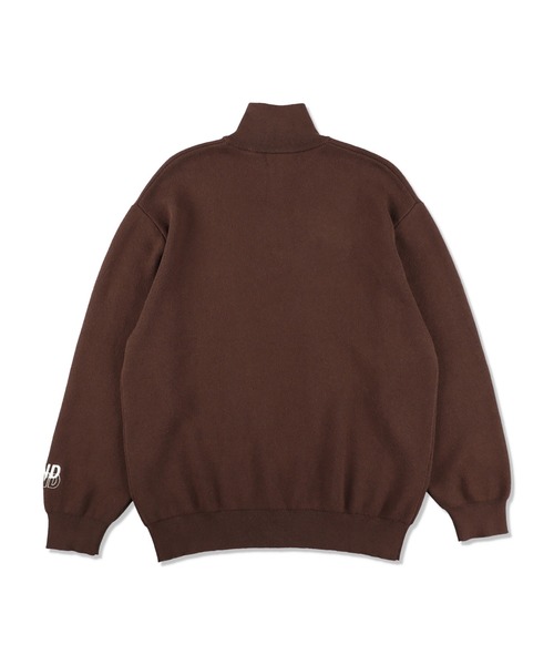 WIND AND SEA（ウィンダンシー）の「HALF ZIP COTTON CASHMERE KNIT