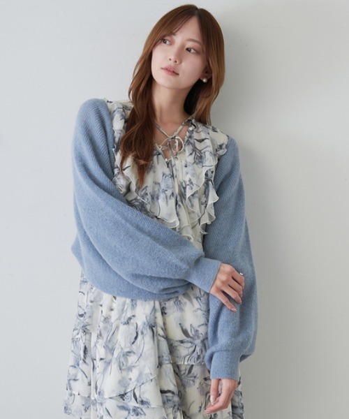 SNIDEL（スナイデル）の「シアーボレロカーディガン（カーディガン