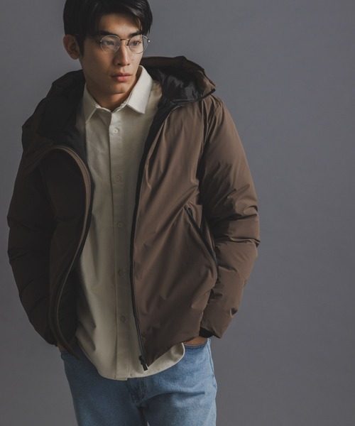 セール】「西川ダウン(R)」スポーティーフードダウン（ダウン