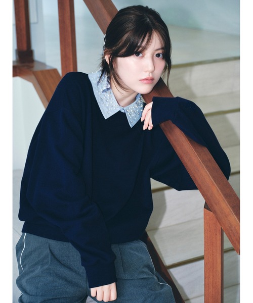 SNIDEL（スナイデル）の「【USAGI ONLINE/ZOZOTOWN限定】ビジュー衿