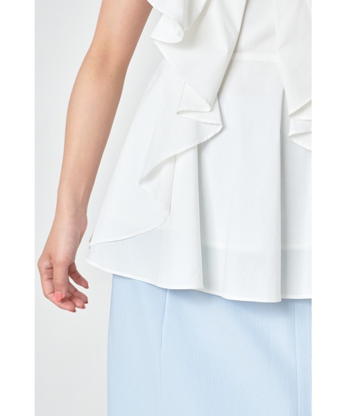 SNIDEL（スナイデル）の「リボンディティールブラウス（シャツ